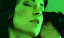 Dirty Brunette in White Lingerie Fingered and Titty Fucked