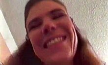 hairy brunette teen pounded hard by big cock