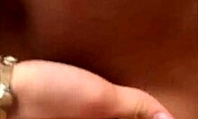 Ponytailed busty brunette getting FURIOUSLY FUCKED in POV