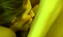 I'm the dark-haired girlfriend, lickin' my blindfolded GF's juicy pussy, oh yeah!