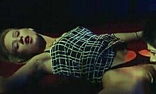 Blonde and brunette enjoying sex while one thinks about it.