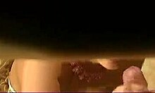 brunette plays twisted games with blindfolded stud