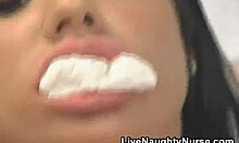 i'm in white stockings, fingering my juicy pussy so hard it feels amazing