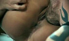 busty leggy brunette is licked and fingered before getting fucked hard on the kitchen counter