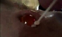 blond-haired amateur shares how all her sexy holes got gaped on camera in pov doggystyle close-up with anal toys