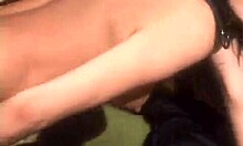 fishnet-clad brunette slave rides cock before taking it on all fours, ready?