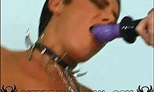 Brunette femdom rides and slaps two sexy girlfriends in group domination