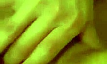 black panties teen blonde fucks her pussy in the bathroom