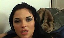 Smoldering Brunette Girlfriend Getting Her Asshole Fucked Real Hard In Missionary