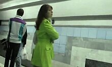 gorgeous girlfriend showing off long legs without knowing