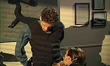 Busty Brunette Fingered, Then Fucked Hard