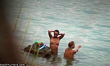 Two nudist girlfriends caught skinny dipping in a hidden spot. So carefree!