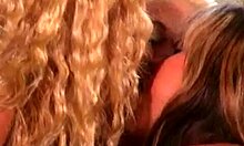 Busty blonde dives into wild dildo play