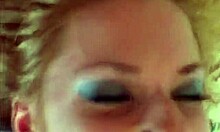 slutty blond girlfriends eating each other's juicy pussies on bed?