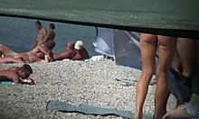 i'm a busty girlfriend showing off my beautiful body on the beach