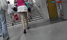 Wanna see some hot upskirt action on this train?