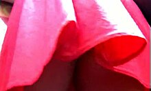 Voyeur Peeks Under Mini Skirt