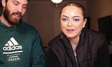 Ponytailed Girlfriend Showing Perky Tits