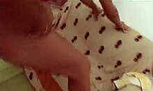 blonde with hairy pussy and big booty rides cowgirl in close-up anal scene.