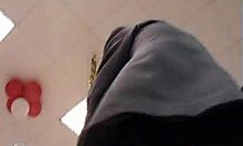 upskirt video of leggy chick in shop