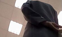 upskirt video of leggy chick in shop