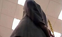 upskirt video of leggy chick in shop