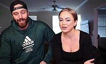 Ponytailed Girlfriend Showing Perky Tits