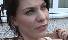 Dark-Haired Girlfriend Talks Dirty To The Camera!