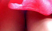 Voyeur Peeks Under Mini Skirt