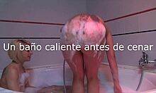 un baño caliente antes de cenar, trailer with teen orgy blowjobs