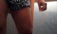 tampon hottie caught peeing, showing juicy pussy on spy cam close.