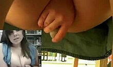 smooth pussy amateur chick masturbating shamelessly in front of a cam