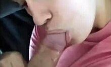 fun-loving blonde sucks big cock on cam