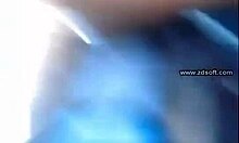 Blond-Haired Girlfriend with Outie Pussy Fingering Herself Hard in Car Close-Up