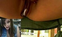 smooth pussy amateur chick masturbating shamelessly in front of a cam