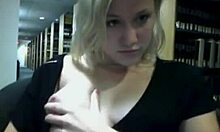 Blond-Haired Girlfriend Teasingly Flashes Her Beautiful Pussy Hole On Camera In Public