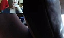 fun-loving babe teases her pussy on webcam at work