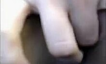 Stylish Latina Girlfriend Finger-Blasts Herself in Purple/Blue