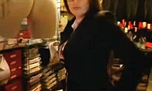 Kinky Glasses-Wearing Brunette GF Masturbates in Store Wearing Lingerie Like a Slut