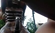 Why Is She Fucking That Statue Outdoors?