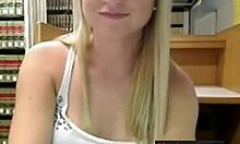 Blonde Babe Masturbates Publicly