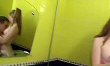 my ponytailed blonde girlfriend gets pounded hard in the bathroom