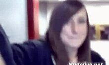 Webcam big tits teen Masturbates in the public view