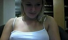 Young Blonde Masturbating Publicly In Library