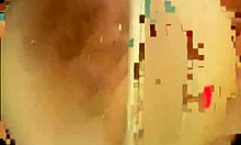 Smooth Pussy Amateur Shaves Her Tight Slit in Steamy Shower Spy Cam Video