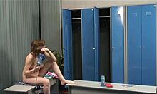 Hidden Cam Catches Mature Blonde Showing Naked Body