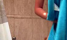 Slender Blonde Showers In High Quality