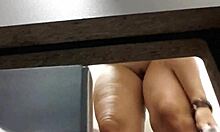 Chubby Sexy Babe Slowly Undresses, Revealing Her Slutty Panties.