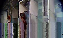 watch this slender teen girlfriend showering, her small tits looking so sexy, wanna join?