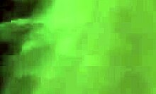 blond-haired naked girl shows her perfect body in the bathroom